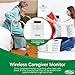 Smart Caregiver Cordless Bed Exit Alert - Includes Cordless Monitor with 20in by 30in Bed Pad