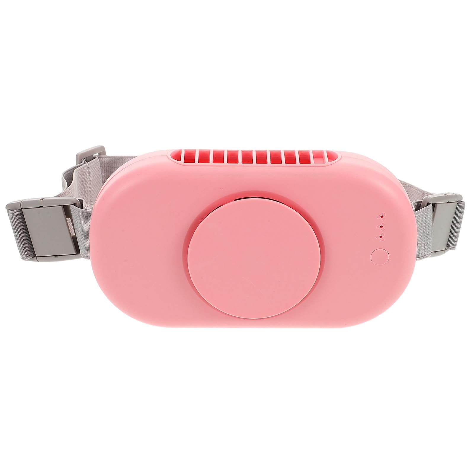 Ventilador de cintura portátil recargable para combatir el calor en viajes y pesca