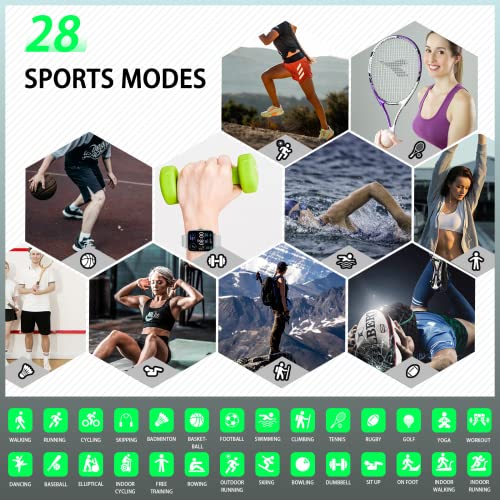 Wwzzey 1.7" Hd Touchscreen Smart Watch For Women Men(Make/Answer Calls), Compatible With Android/Ios Phones, Fitness Tracker With Heart Rate Monitor, Blood Oxygen, Sleep, Ai Voice Control, Multisport #TOP4