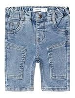 NAME IT Baby - Jungen Nbmben Tapered Bru 3530-ft L Jeanshose 13230844,Medium Blue Denim,62