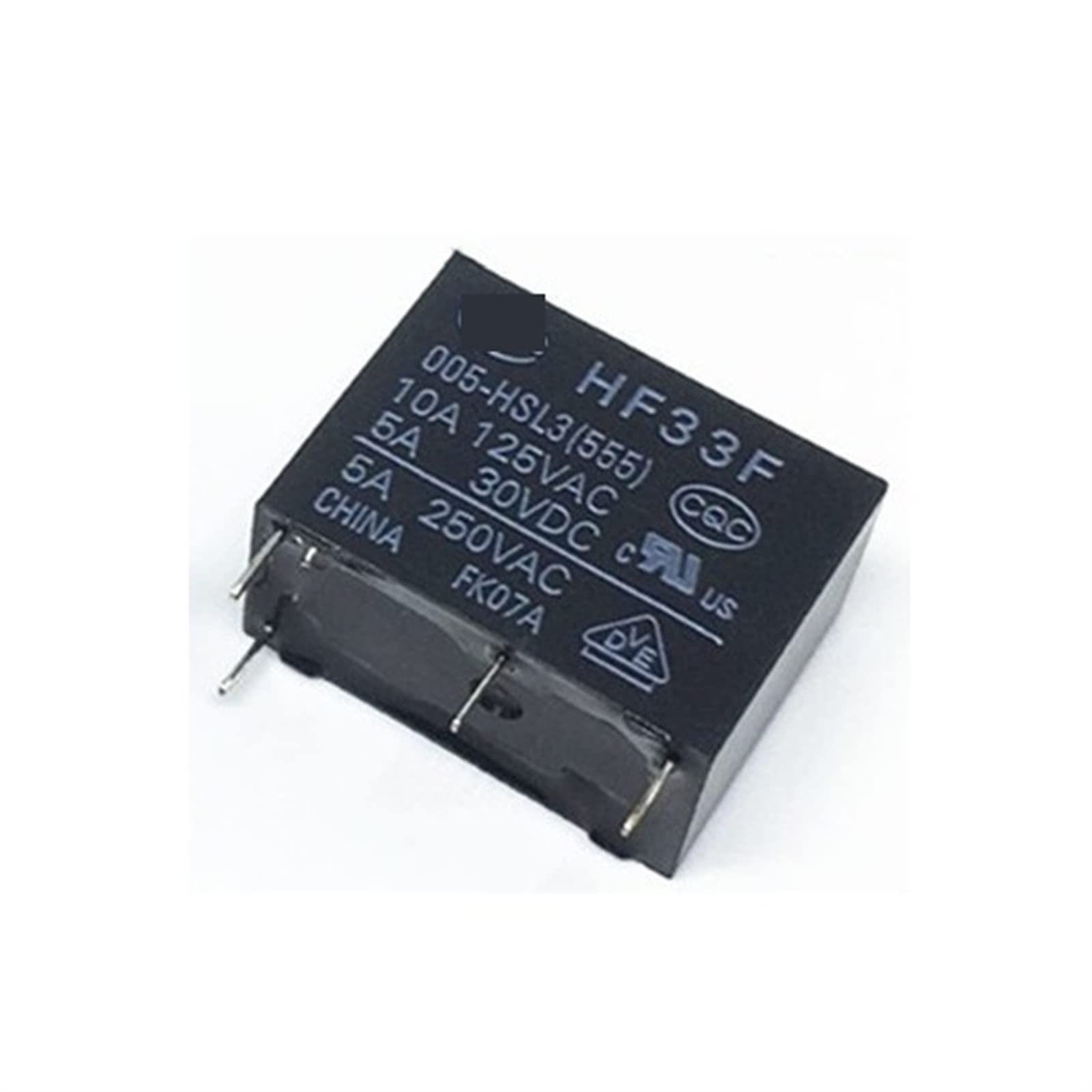 Relais HF33F 24V 5A JZC-33F-024-HSL3 | Commutateur 4 PIN pour carte électronique