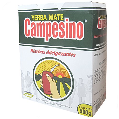 Campesino-Yerba mate sabor menta con hierbas adelgazantes 500g by Kaptalanshop Cover