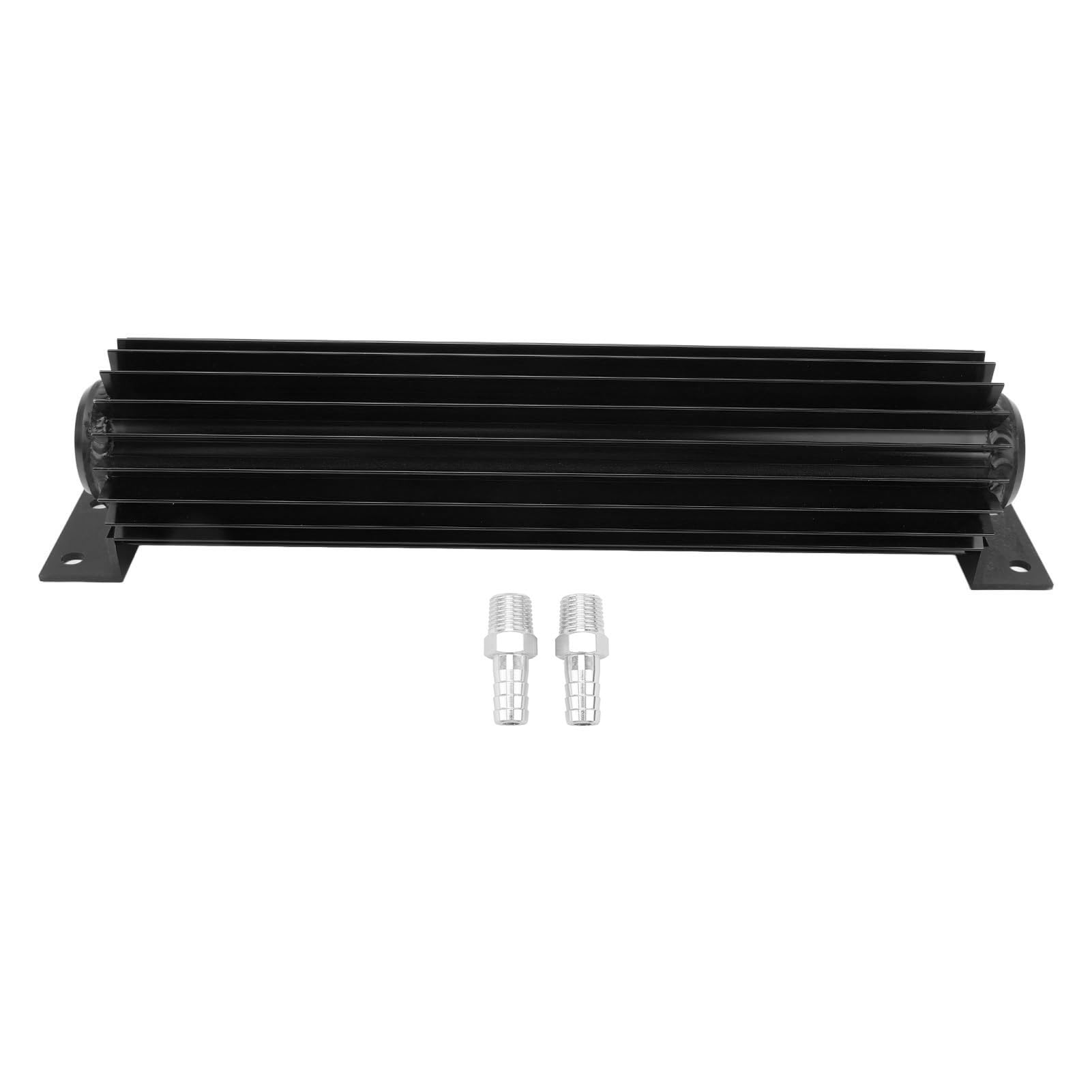 Il Dispositivo di Raffreddamento Universale per Trasmissione a Doppio Canale Raffredda in Modo Efficiente Il Fluido per Dissipatore di Calore in Alluminio Anodizzato Auto e Camion (Nero)