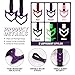 JUYQZ 2 Pcs Devil Heart Shaped Car Handle Strap – Drift Charm Rear Bumper Warning Ring Decor for Car Interior Exterior, Subway Bus Handle Accessory, Cute Heart Car Decor Gift for Drivers (Purple)