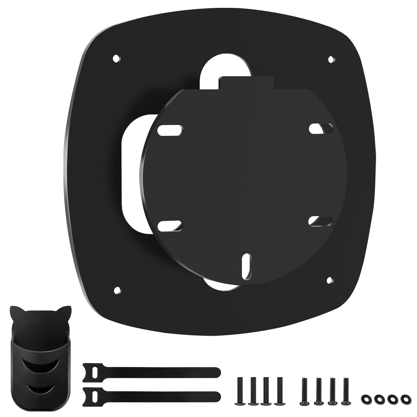 Bedycoon VESA Adapter Arm/Mount Compatible with Samsung 27”/32” Odyssey G6/G7 Series Monitor, Black, Full-Motion Wall Mount for Samsung 27”/32” Curved Monitor with Pen Holder and Cable Ties