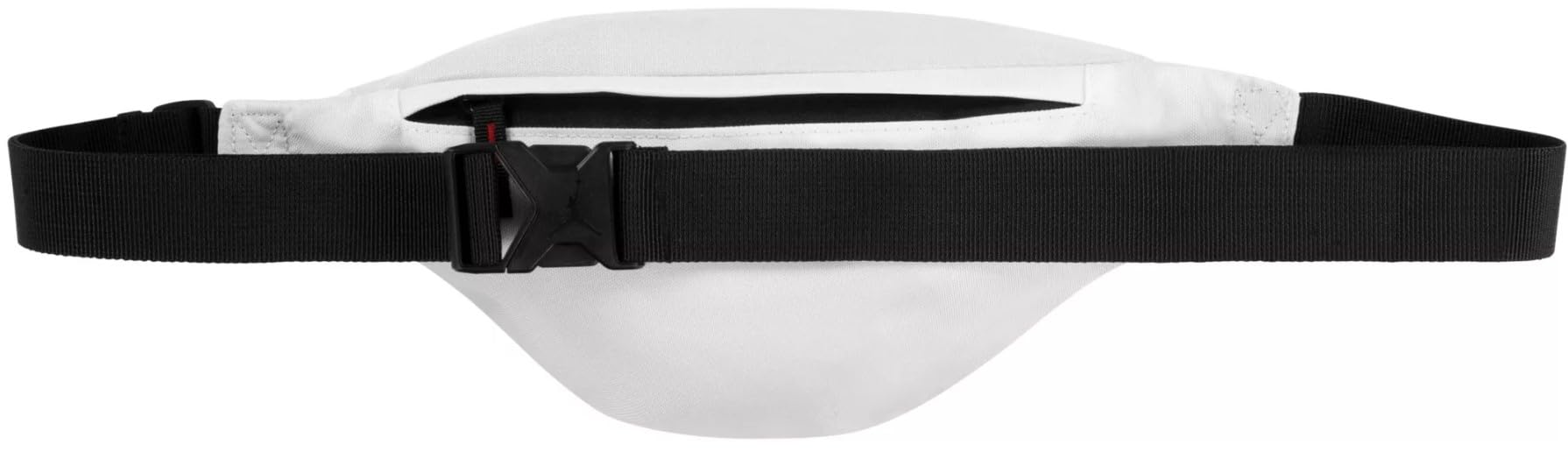 NIKE unisex-adult Heritage Hip Pack Bag, Black/Black/White, Misc (White/Red)