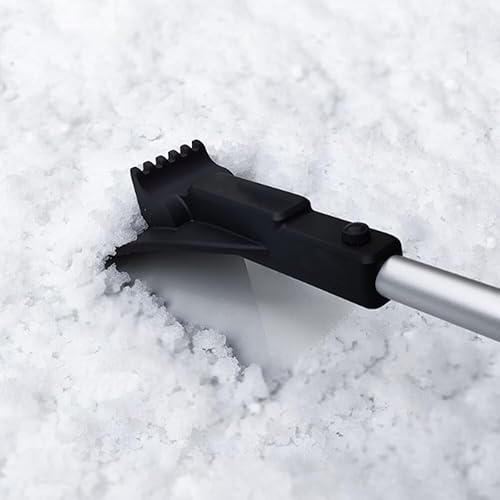 Miniatura 6 de Raspador de hielo para nieve, herramienta de eliminación de nieve desmontable para automóvil, SUV, camión, parabrisas, ventana, herramienta de