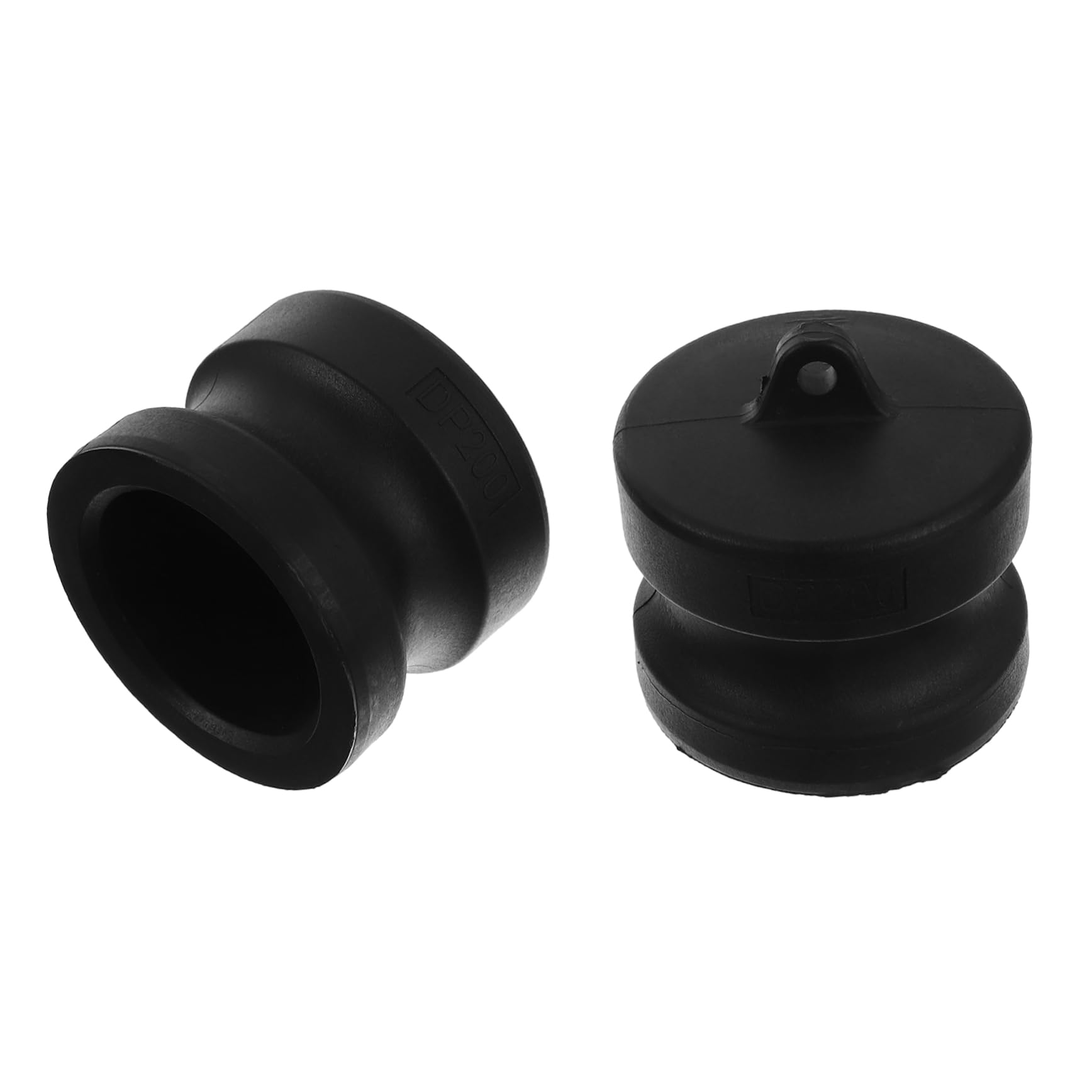 NAMOARLY 2pcs Cam Lock Dust Plug Cam Lock Coupling Water Tank Connector Cam Lock Electrical Connectors Polypropylene Cam Lock Fittings Cam Adapter Cam and Groove Adapter Pp Black