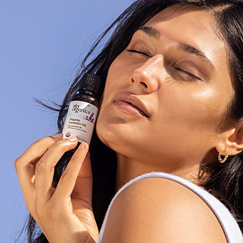 Sky Organics Organic Lavender Essential Oil, 100% Pure And Cold Pressed Usda Certified Organic For Aromatherapy & Diy, 1 Fl Oz. #TOP4