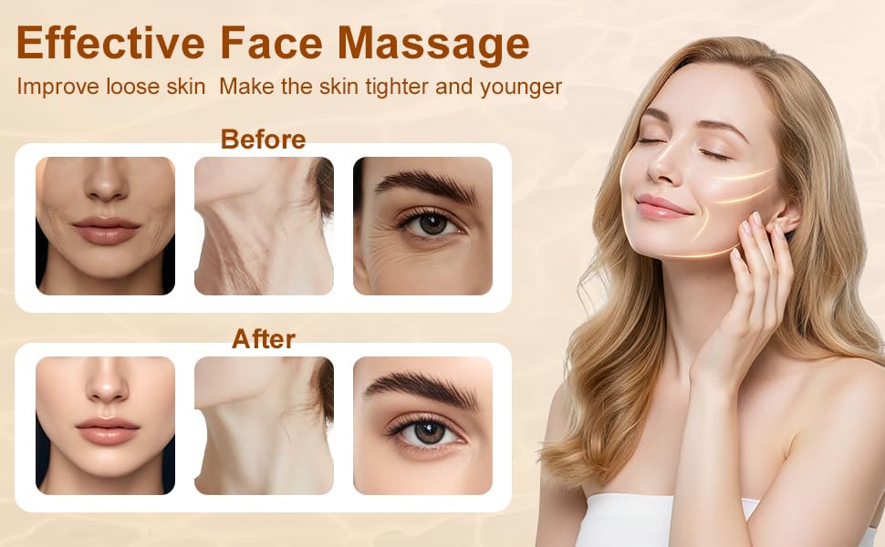 Image of Diamo Care New Lymphatic Contour Face Brush 1 PCS | Facial Massager for Jawline, Chin & Neck culpting, Drainage, Puffiness Reduction & Smoother Skin