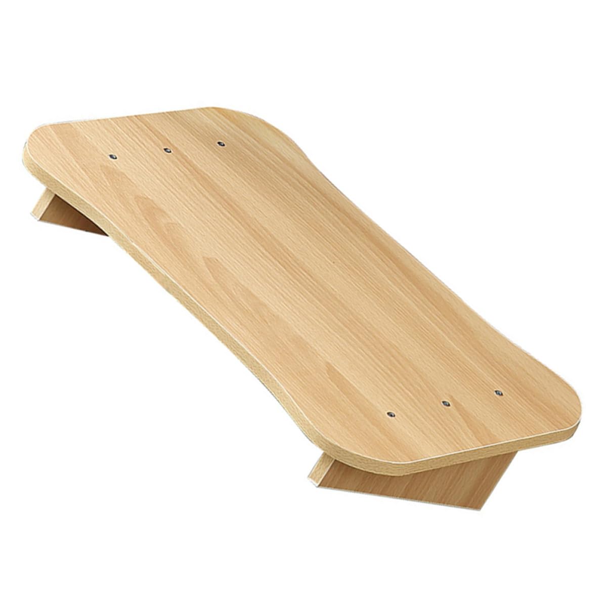 Gadpiparty Poggiapiedi in Legno Inclinato Sgabello Supporto Piedi Sotto Scrivania Finitura Artigianale Comodo e Robusto per Uso Ufficio e Casa