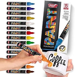 Paint Mark Quick-Dry Paint Pens - Write On Anything! Rock, Wood, Glass, Ceramic