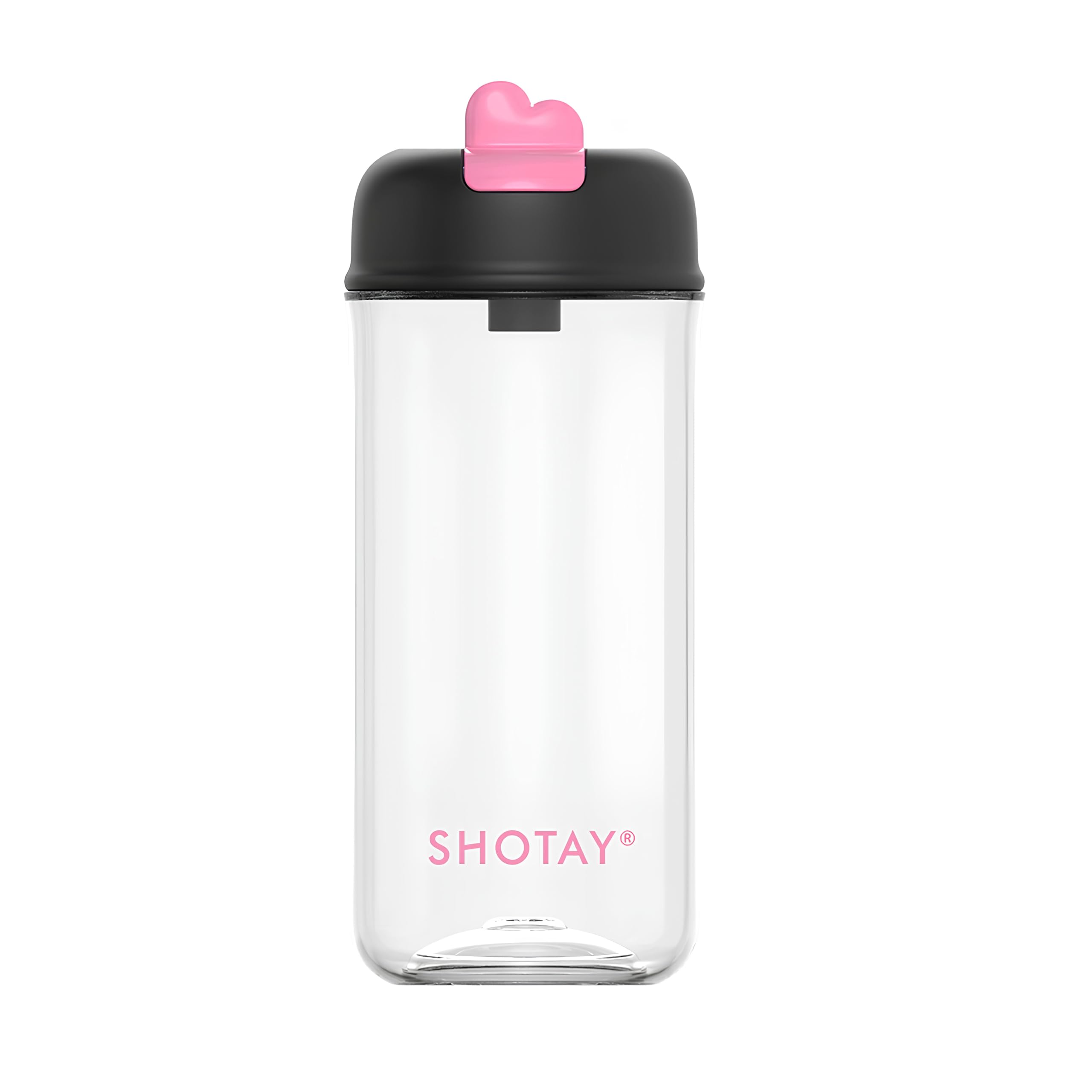THE VENTI SHOTAY COOL Unbreakable Water Bottle with Sipper BPA Free Tritian, Leak-Proof Water Bottle Ideal for Office, Sports, School, Gym (450ML-Black)