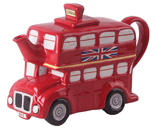 Blue Sky London Bus Ceramic Teapot