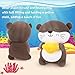 Achwishap Otter Stuffed Animal,Soft Otter Plush-14” Kawaii Birthday Gifts for Kids,Cute Plushies Animal Plush Toys Cuddle Pillow for Girls Boys Adults,Yellow Shell Plushies Decoration