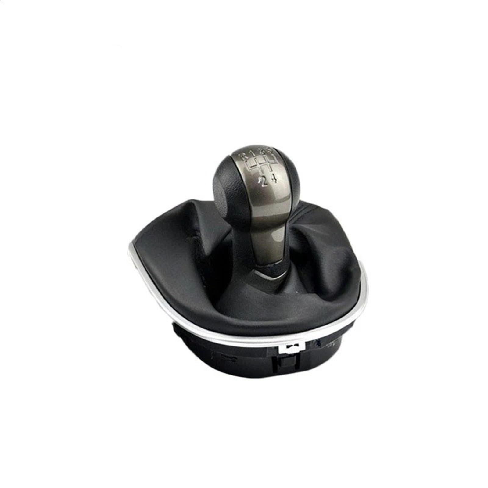 Tnbru 5 Speed Gear Shift Head For Seat For Leon Mk2 1P 2005-2012 For Altea Xl 2004-2012 For Toledo Mk3 2004-2009 Car Gear Stick Shift Knob With Leather Boot(5 Speed)