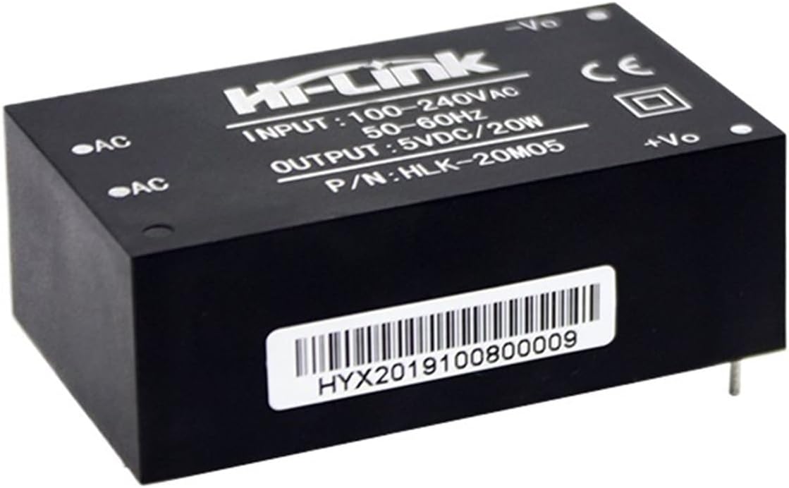 2pcs 20W 5V 4000mA AC DC Isolated Power Supply Module HLK-20M05 Consumer Electronics