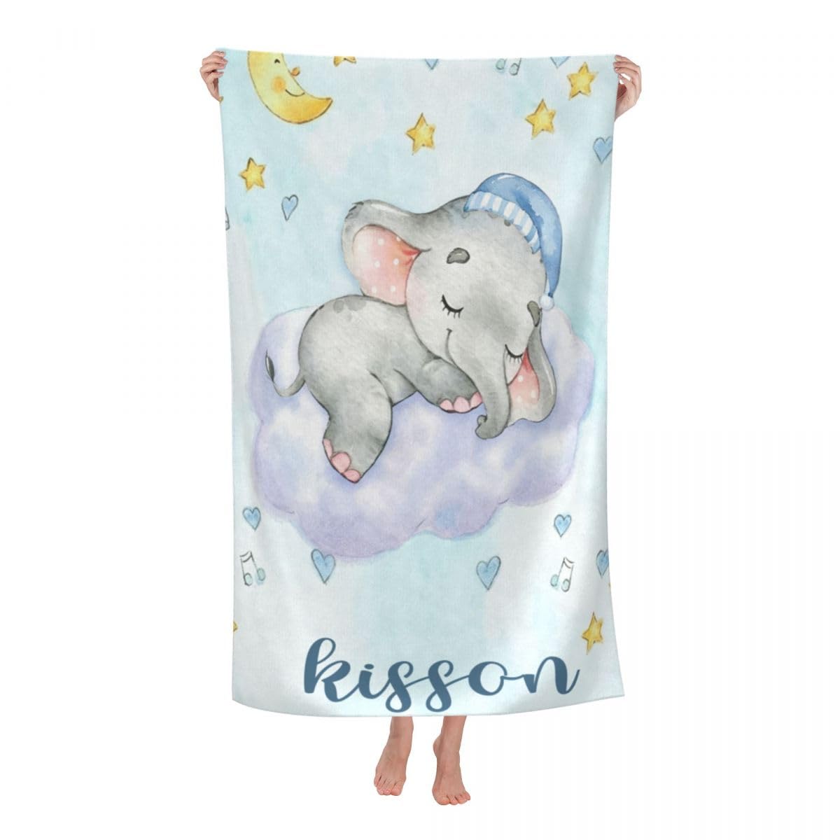 NGGBBDYGB Custom Beach Towels With Logo And Photo Personalized Vacation Towel