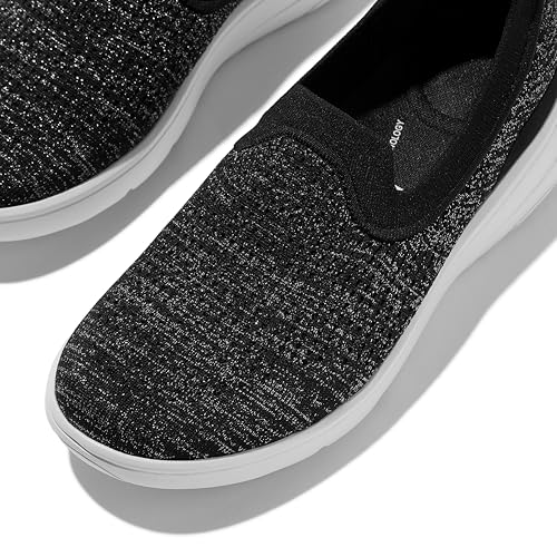 Image of FitFlop Super-Q Knit Slip-Ons