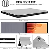 TECHGEAR Smart Case for Samsung Galaxy Tab A7 10.4" 2022/2020 (SM-T500 / T503 / T505 / T509) PU Leather Slim Smart Case Tri-fold Stand Cover with Corner Protection [Auto Wake/Sleep] - Grey - Image 5