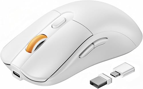 Miniatura 9 de ProtoArc Ratón inalámbrico Bluetooth, ratón USB C, EM15 recargable compacto portátil tipo C ratón inalámbrico para laptop, tableta, PC, Windows, Mac