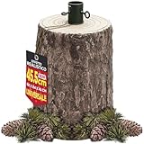 Photo Gallery bakaji base supporto albero di natale in resina, tronco realistico natalizio, riproduzione fedele alla realtà solida resistente, attacco universale 40mm ganci per adattamento altezza (45.5 cm) Photo Gallery bakaji base supporto albero di natale in resina, tronco realistico natalizio, riproduzione fedele alla realtà solida resistente, attacco universale 40mm ganci per adattamento altezza (45.5 cm)