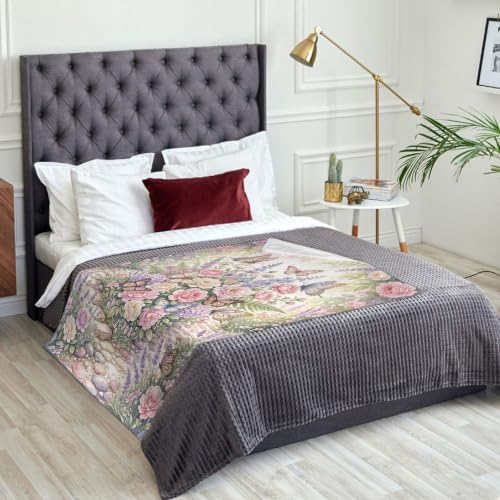 Couverture printemps romantique cadeau idéal pour lit - 3