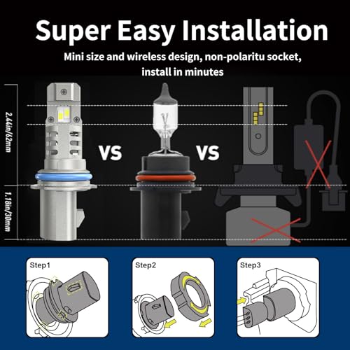 Rimthin 9004 Light Bulbs, Hb1 Fog Light 60W 16000Lm thumb #4