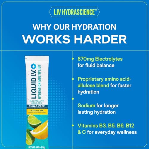 Image of Liquid I.V. Sugar Free Hydration Electrolytes, Raspberry Melon, 42 Count | Scientifically Formulated | Clinically Proven Hydration | Zero Sugar | No Artificial Sweeteners | Non-GMO | Powder Drink Mix