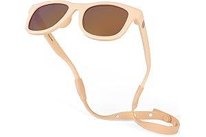 Polarized Baby Sunglasses With Strap - Unbreakable Flexible Infant Sunglasses