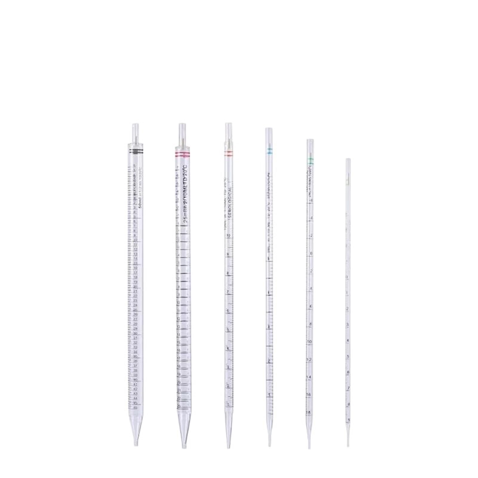 20 teile/los Serologische Einwegpipetten Ansaugpipetten Sterile Unabhängige Verpackung(50mL) | 50mL