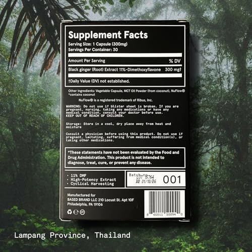 Based Supplements Black Ginger Extract