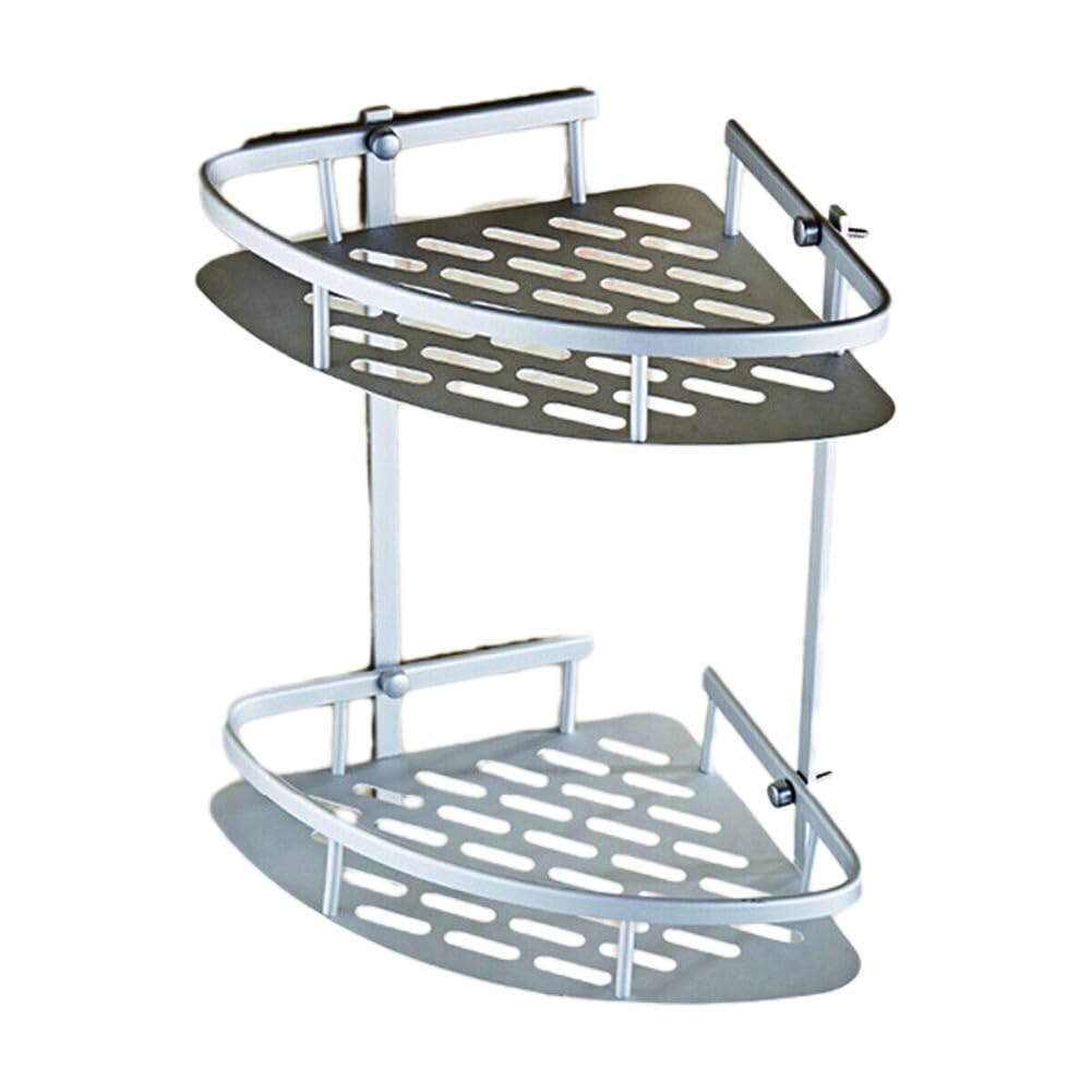 2 Tier Stainless Steel Corner Shower caddys Bathroom Storage Organizer Basket Replacement for OEM