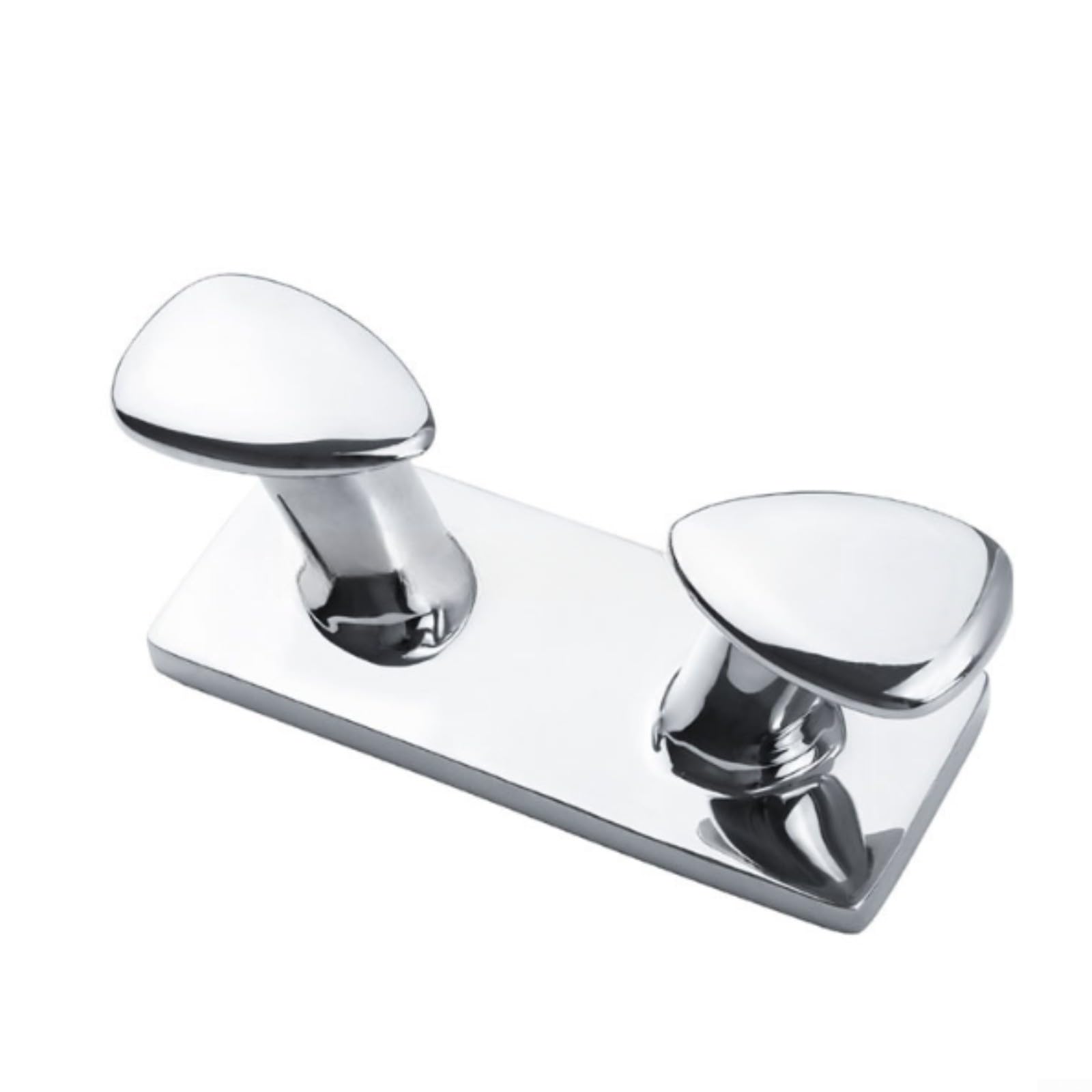 Bitta marina in acciaio inossidabile 316 da 15,2 cm per ormeggio a specchio lucidata hardware per yacht barca molo sicuro ormeggio nave finitura argento