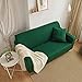 Sofabezug Elastische Sofa Bezug, Sofahusse Rutschfest Sofabezüge, Waschbar Sofaüberwurf Couchbezug für Wohnzimmer 1/2/3/4 Sitze oder Ecksofa,Green-90-140cm