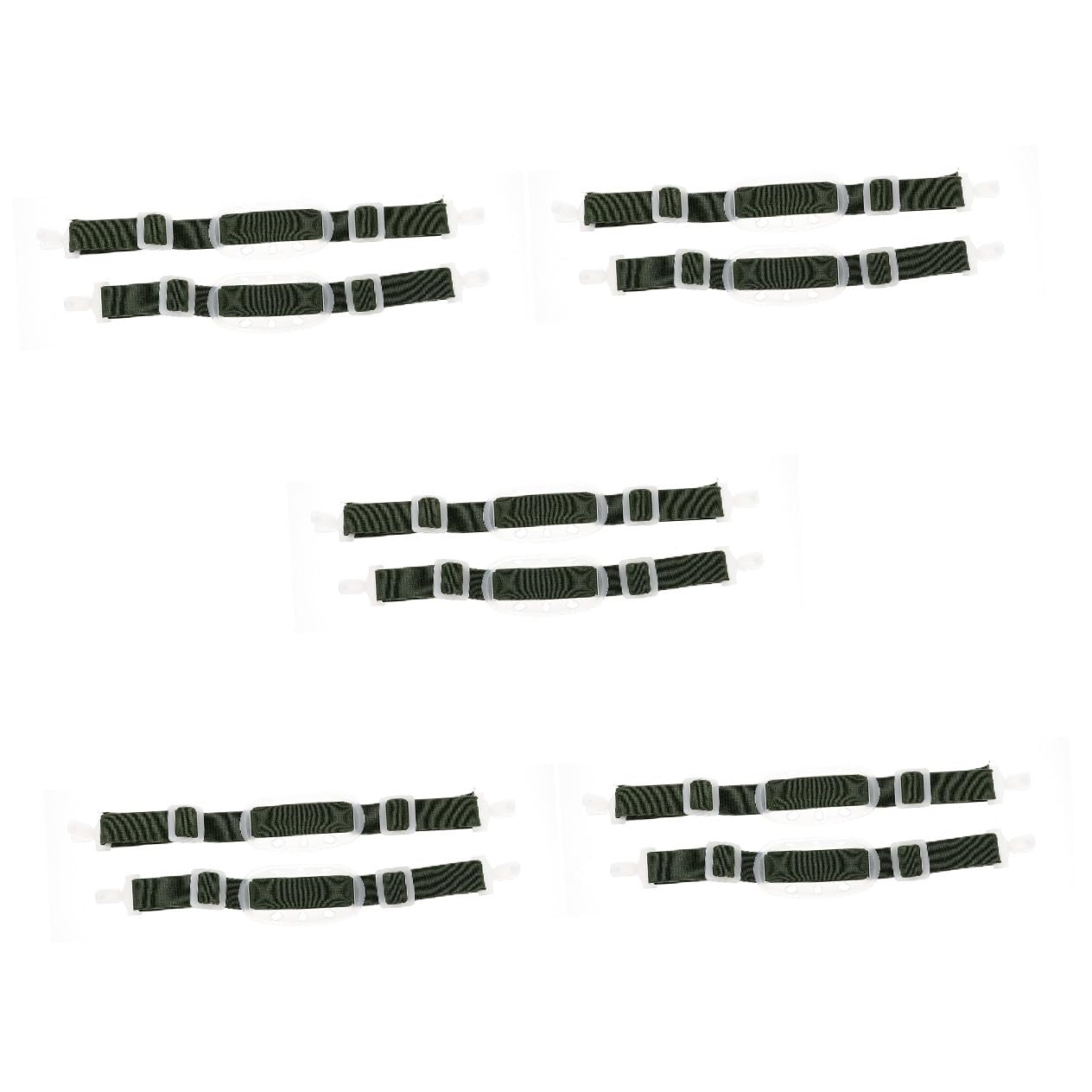 SOLUSTRE 10piezas Elástica Ajustable Para De Seguridad Unidades Accesorio Compatible Cascos Industriales y Deportivos