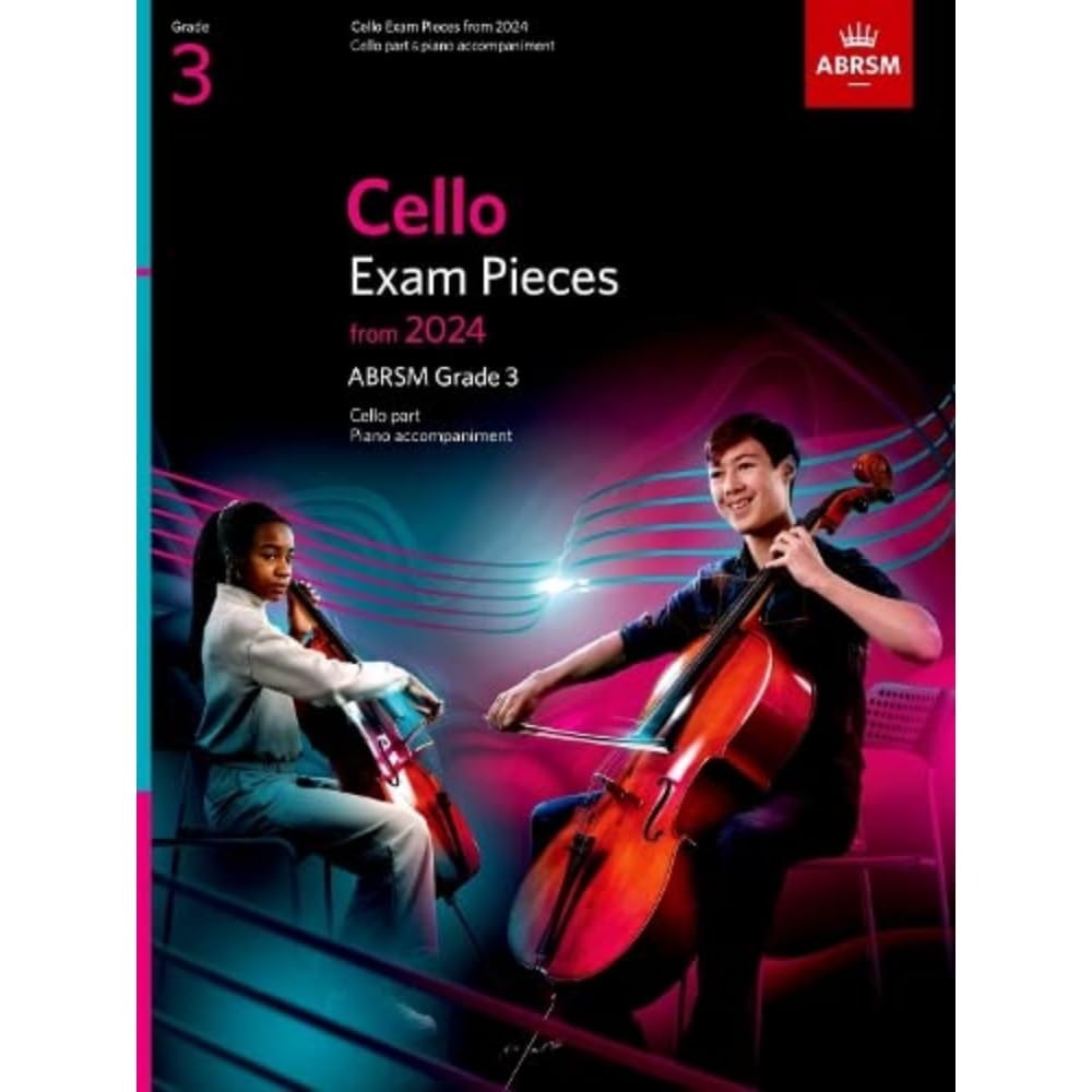Cello Exam Pieces from 2024, ABRSM Grade 3, Cello Part & Piano Accompaniment (ABRSM Exam Pieces)