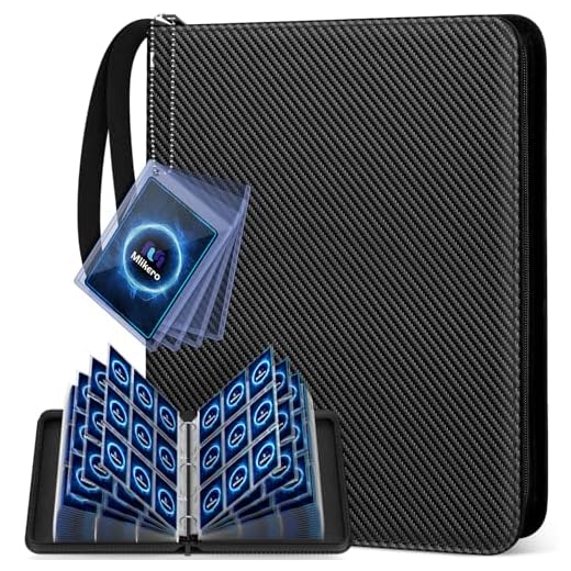 720 Pockets Trading Card Binder, 9 Pockets Card Binder with Sleeves Card Organizer for Baseball Football Sports Card and TCG Yugioh Card……