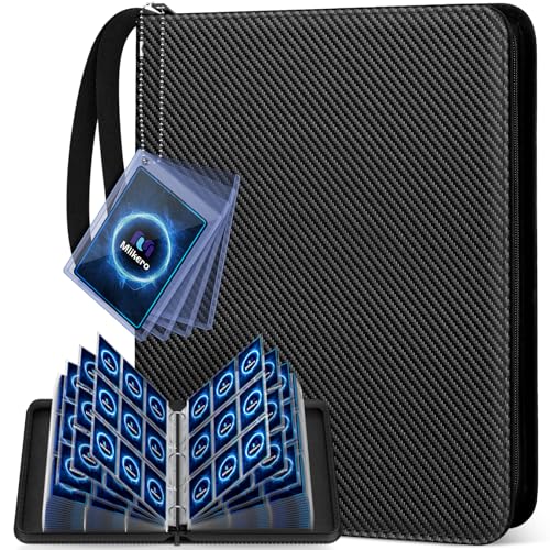 Mlikero Card Binder 9 Pocket, Trading Card Binder with Card...
