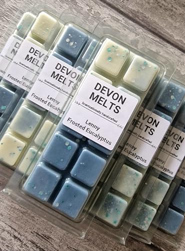Devon Melts - Lenny Frosted Eucalyptus - Highly Scented 100% Soy Wax Snapbar - Image 3