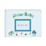 Unser Baby (hellblau): Großes Stoff-Fotoalbum (Große Fotoalben)
