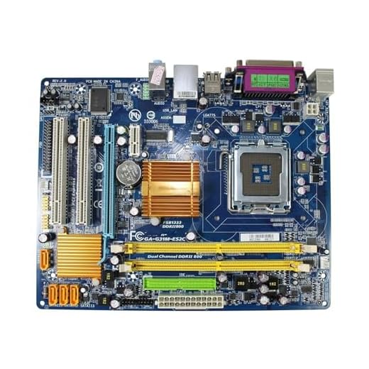 ZXKLXYY Computer Motherboards Fit for GIGABYTE GA-G31M-ES2C Desktop Motherboard G31 Socket LGA 775 for Core 2 DDR2 4G Micro ATX Original
