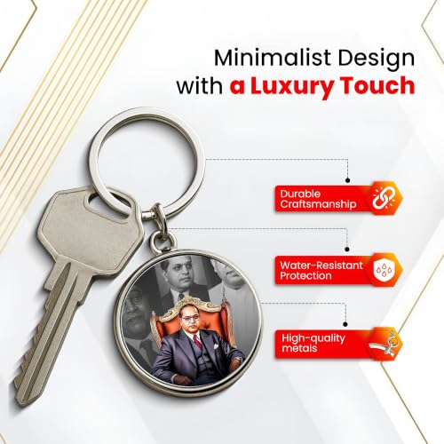 Image of MG | Protective Evil Eye /Spiritual Symbols /Om /Motivational Keychains | Double-Sided Metal Key Ring | Good Luck and devine Charm for Car, Bike, Home & Office