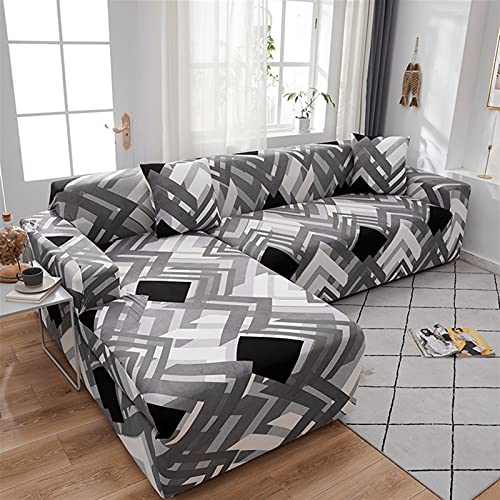 Couverture de canapé sectionnelle stretch et housse élastique 2 places