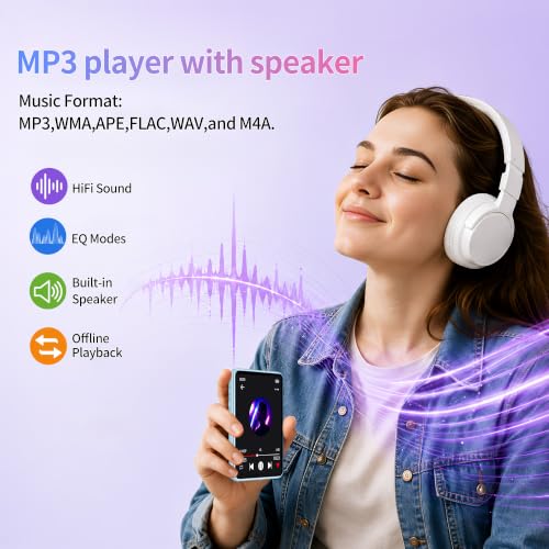 Tengsen MP3 Player with Bluetooth, Touch Screen and Speaker - $20.99 AC + 50% Off Code T3MKCCG9 - image 5