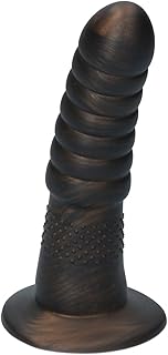 Ylva & Dite - Consolador G-Spot-Dildo & Prostatadildo Aria Chestnut marrón/silicona/consolador anal para mujeres y hombres - 16,5 cm de largo, diámetro máx. 4,2 cm, color marrón - Juguete sexual