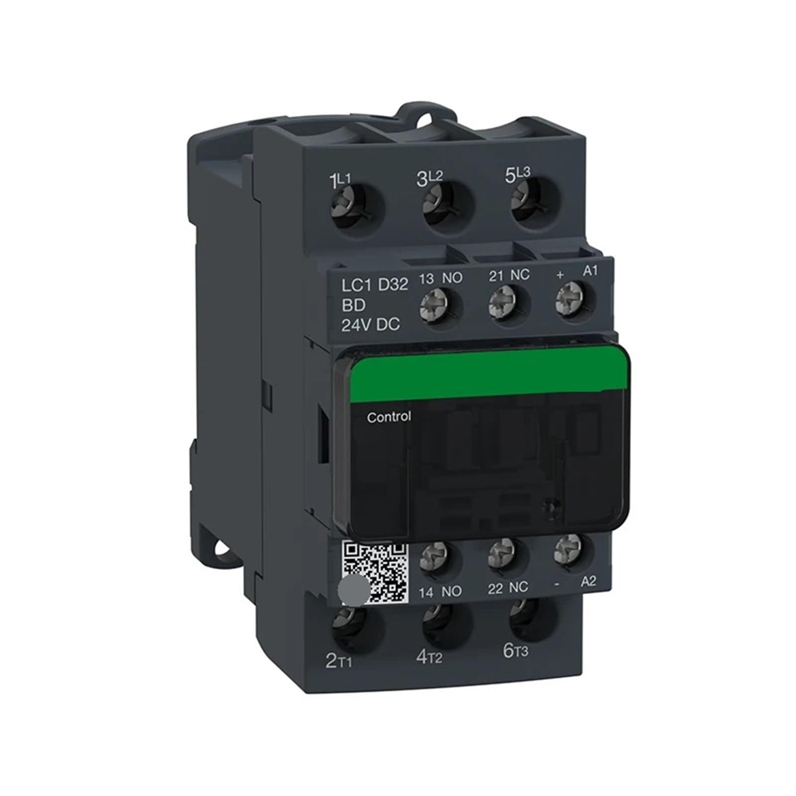Contacteur IEC LC1D32BD triphasé 32 A bobine 24 V CC style ouvert 3 NO