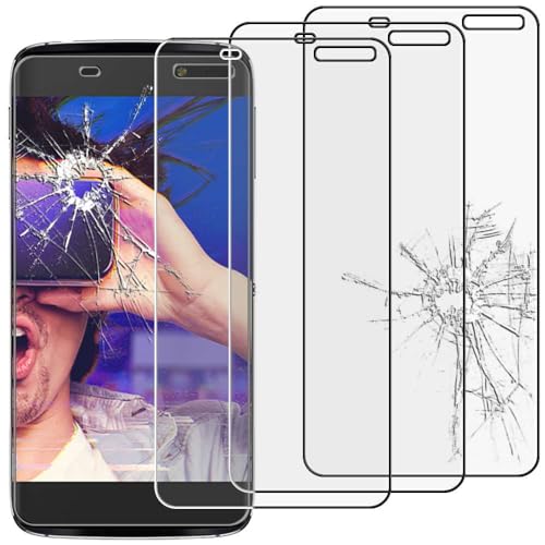 ebestStar - [Lote x3 Cristal Templado Compatible con Alcatel Idol 4S (5.5) Protector de Pantalla, Película Vidrio Protectora Ultrafina, Dureza 9H, Sin-Burbujas [Aparato: 153.9 x 75.4 x 7mm, 5.5'']