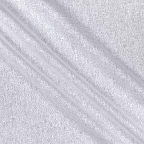 100% European Handkerchief Linen Tumbled White, Fabric by the Yard