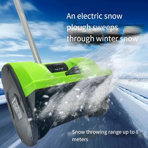 Souffleuse à neige électrique 1200W à poussée manuelle pour déneigement domestique - 3